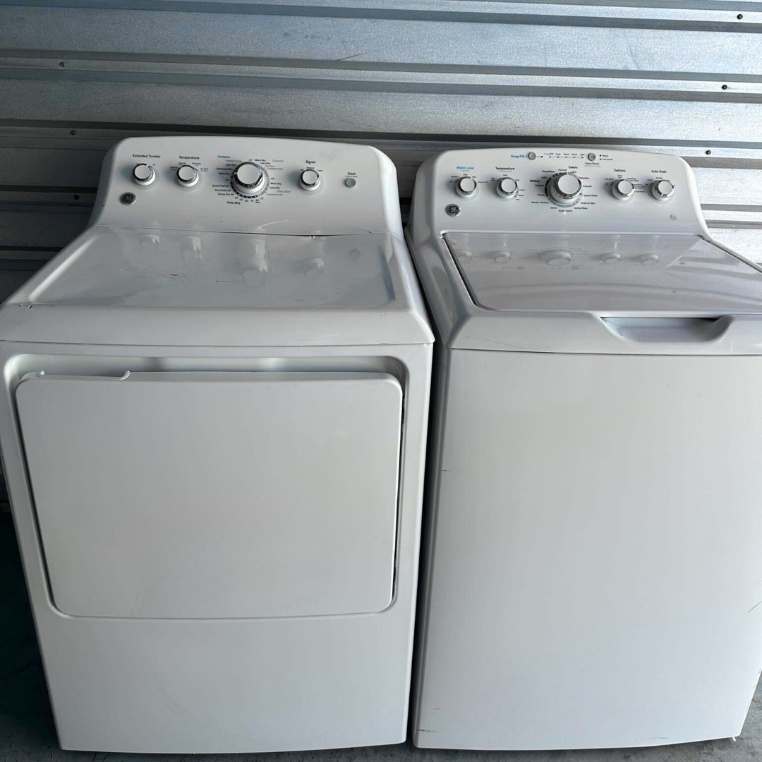 GE Top Load Washer and Dryer