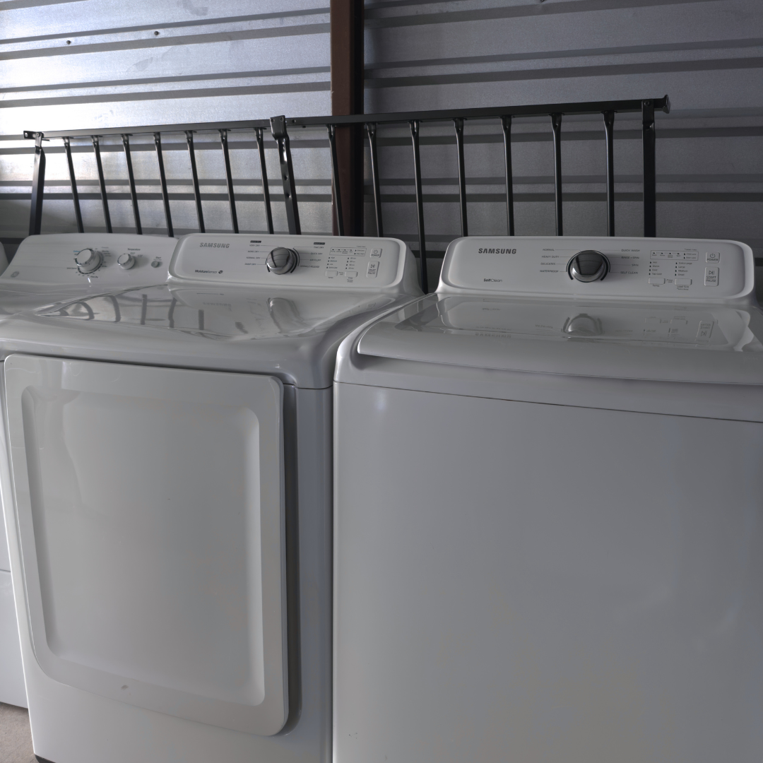 Samsung Top Load Washer and Electric Dryer